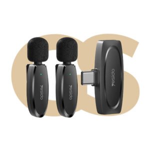Yesido Dual Wireless Microphone, Type-C Connector, KR13
